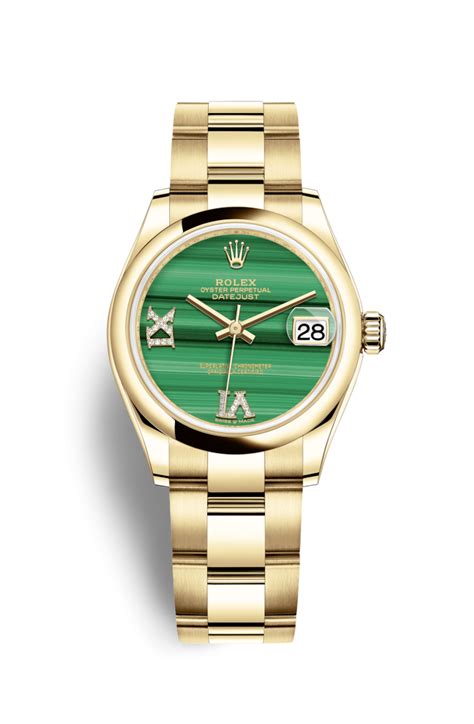 rolex datejust 31 malachite|rolex datejust 31 yellow gold.